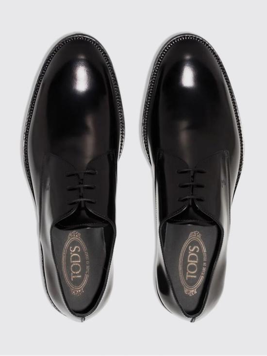 26SS 토즈 레더 레이스업 슈즈 XXM01E00C20AKT B999 Black - TODS