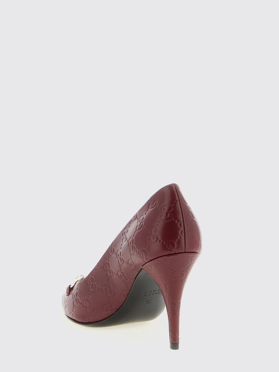 26SS 구찌 힐/펌프스 853318AAD4U 6207 Burgundy - GUCCI