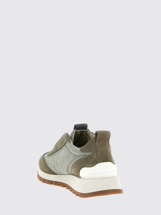 26SS 브루넬로 쿠치넬리 프레셔스 디테일 테크노 패브릭 러너 MZ47G2127 C7550 Kaki - BRUNELLO CUCINELLI