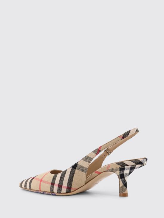 26SS 버버리 체크 데임 슬링백 8112561 Sand - BURBERRY