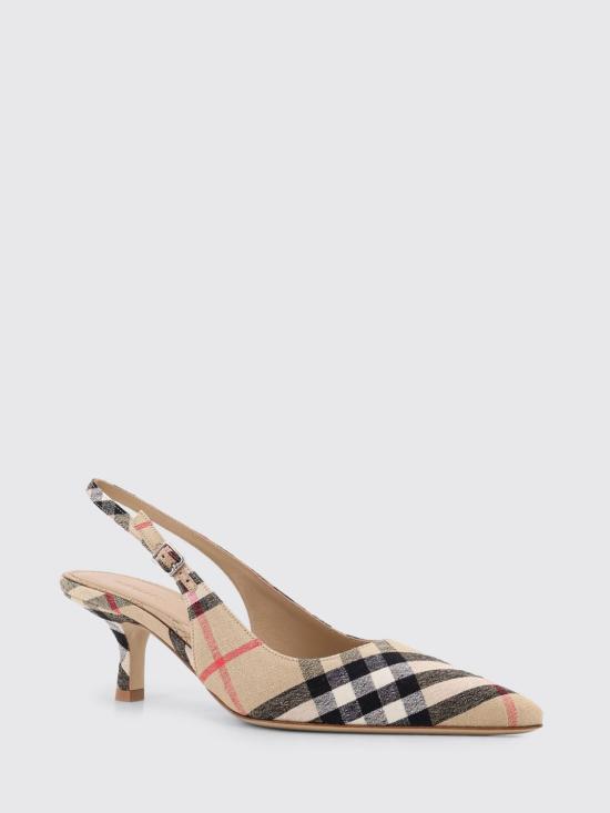 26SS 버버리 체크 데임 슬링백 8112561 Sand - BURBERRY
