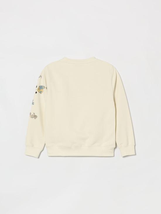 26SS [키즈] 골든구스 풀오버 GKP02214P002438 11560 White - GOLDEN GOOSE