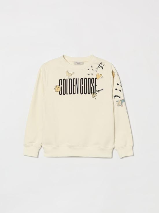 26SS [키즈] 골든구스 풀오버 GKP02214P002438 11560 White