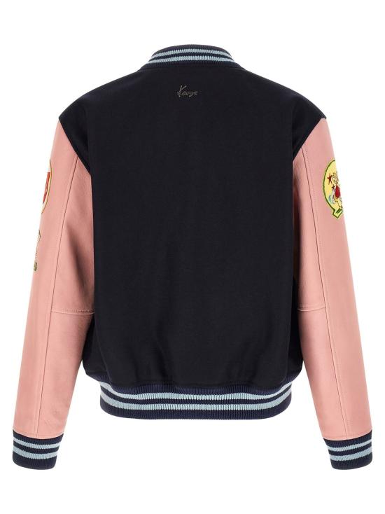  겐조 봄버 자켓 배지 재킷 멀티컬러 - KENZO