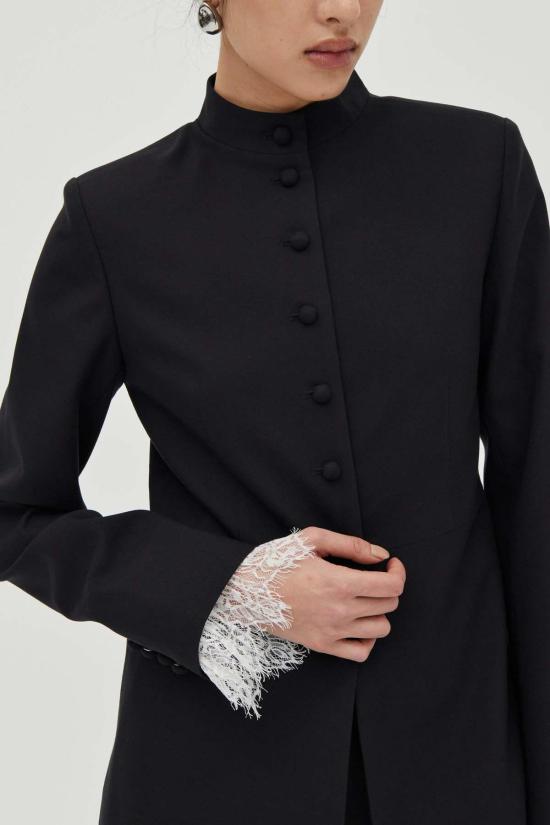  서드 폼 수트 자켓 써드폼 녹턴 레이스 트림 블레이저 - THIRD FORM