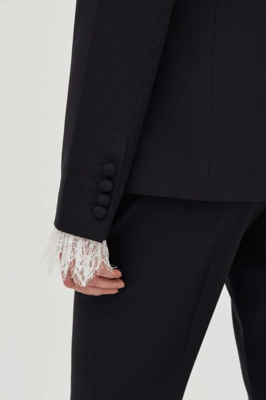  서드 폼 수트 자켓 써드폼 녹턴 레이스 트림 블레이저 - THIRD FORM