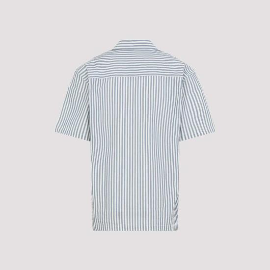  칼하트 탑 카하트 레벨 셔츠 레벨 스트라이프 블루 리버 왁스 - CARHARTT