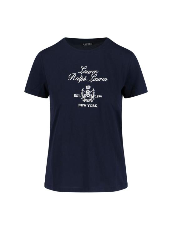  랄프 로렌 반팔 티셔츠 케이틀린 티셔츠 블루