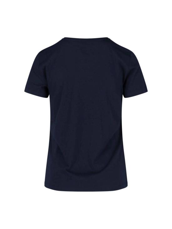  랄프 로렌 반팔 티셔츠 케이틀린 티셔츠 블루 - RALPH LAUREN