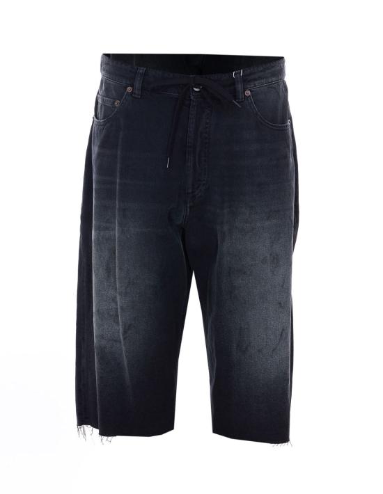  MM6 메종마르지엘라 데님 Mm6 메종 마르지엘라  쇼츠 블랙