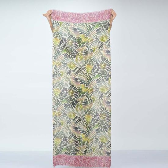  비스마야 머플러/스카프 펀 울 트윌 스카프 모스 그린 - VISMAYA