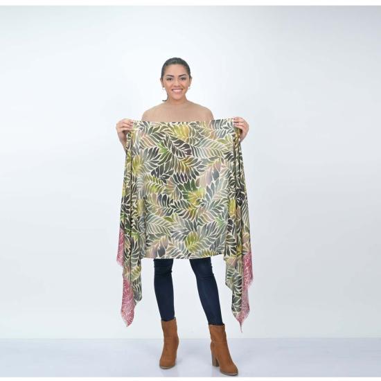  비스마야 머플러/스카프 펀 울 트윌 스카프 모스 그린 - VISMAYA