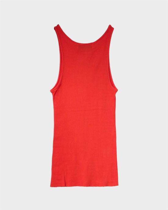  사야카 다비스 뉴욕 민소매 티셔츠 사야카 데이비스 뉴욕 립 탱크 포피 레드 - SAYAKA DAVIS NEW YORK