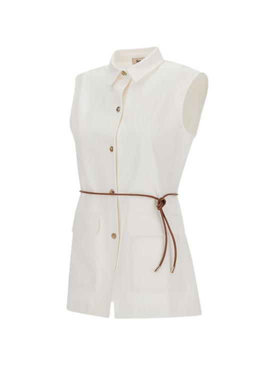26SS 에르노 베스트 CM000038D 560351100 White - HERNO