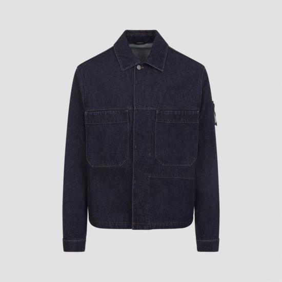 26SS 스톤 아일랜드 데님 코치 자켓 L1S14 4100006 S00J7 VJ201 BLUE RINSE DOM