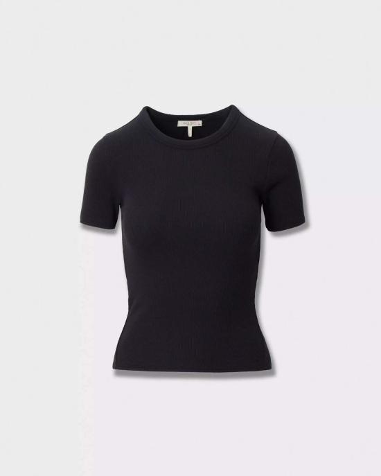  메이블앤모스 반팔 티셔츠 Rag & Bone The Essential Rib Crew 티셔츠 - MABEL AND MOSS