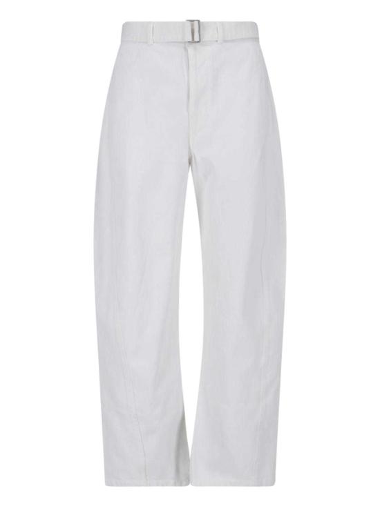  르메르 팬츠 트위스트 라운드  화이트