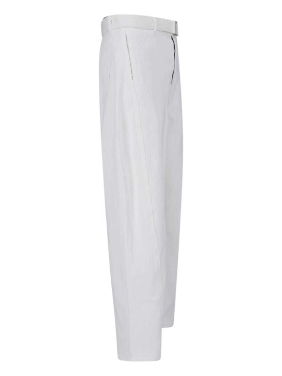  르메르 팬츠 트위스트 라운드  화이트 - LEMAIRE