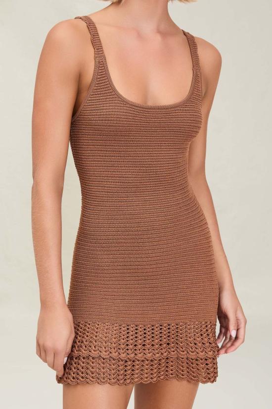  데본 윈저 숏 원피스 윌라미나 드레스 아몬드 - DEVON WINDSOR