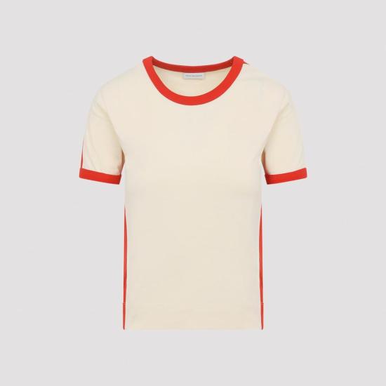  드리스 반 노튼 반팔 티셔츠 Dries Van Noten Hental T 셔츠 아이보리