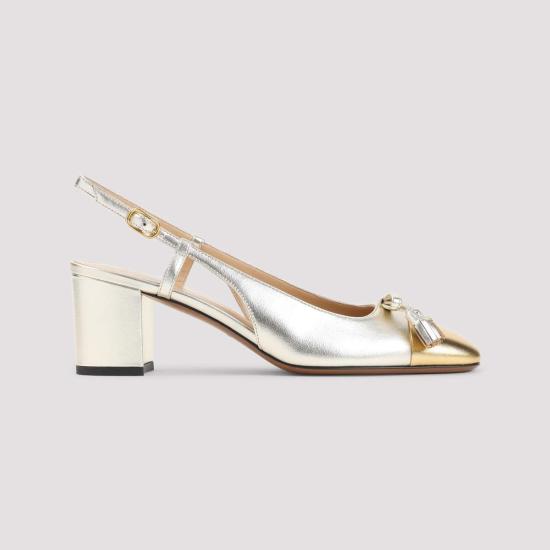  발렌티노 가라바니 힐/펌프스 Valentino Garavani 슬링백 펌프스 Dlw Platino - VALENTINO GARAVANI