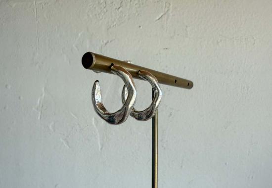  머큐리얼 스튜디오 이어링 미니 스무쉬 후프 - MERCURIAL STUDIO