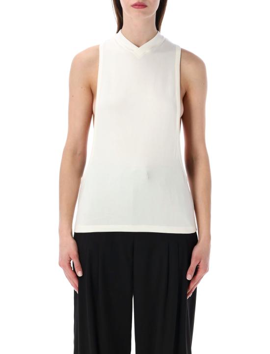 26SS 베르사체 민소매 티셔츠 10245131A17888 1W000 OPTICAL WHITE