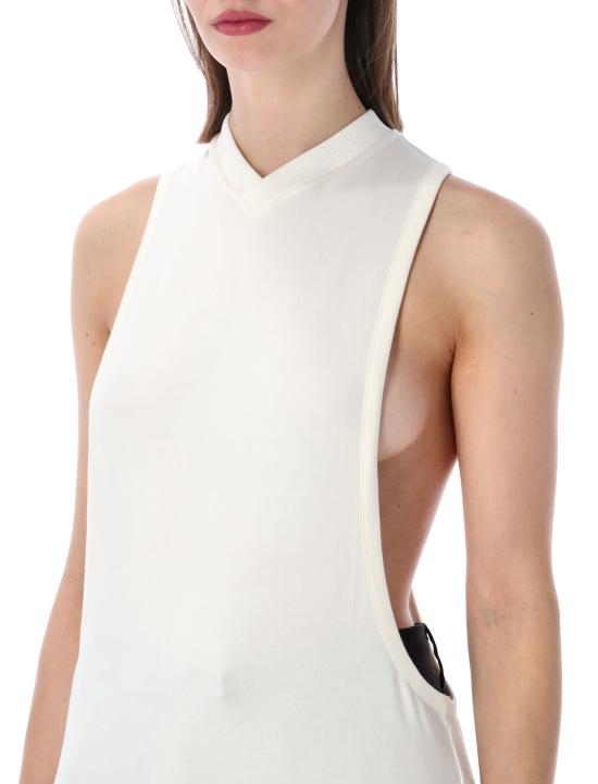 26SS 베르사체 민소매 티셔츠 10245131A17888 1W000 OPTICAL WHITE - VERSACE