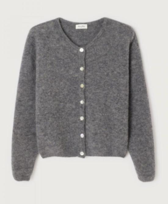  아메리칸 빈티지 가디건 비토 카디건 다크 그레이