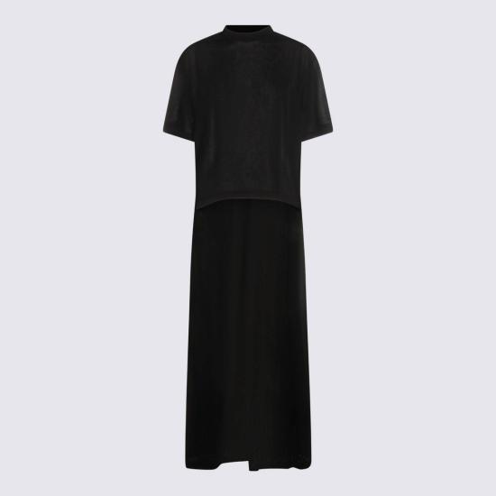  발렌시아가 반팔 티셔츠 코튼 티셔츠 블랙