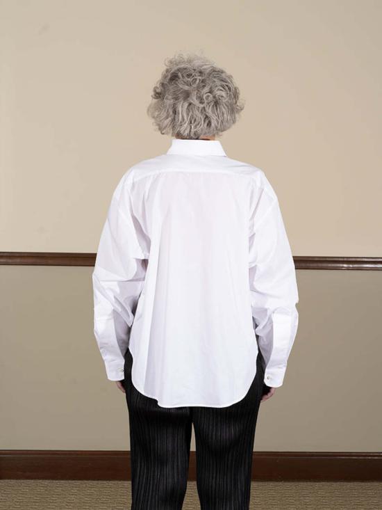  바퀘라 블라우스 Vaquera Trompe L'oeil 브라 버튼다운 탑 - VAQUERA