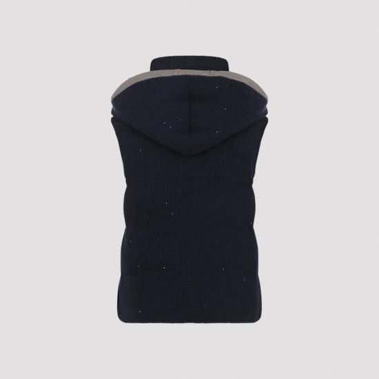  브루넬로 쿠치넬리 베스트 코튼 질레 아비소 - BRUNELLO CUCINELLI