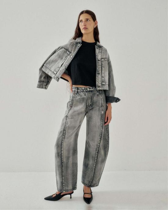  사야카 다비스 뉴욕 데님 자켓 사야카 데이비스 뉴욕 크롭 재킷 - SAYAKA DAVIS NEW YORK