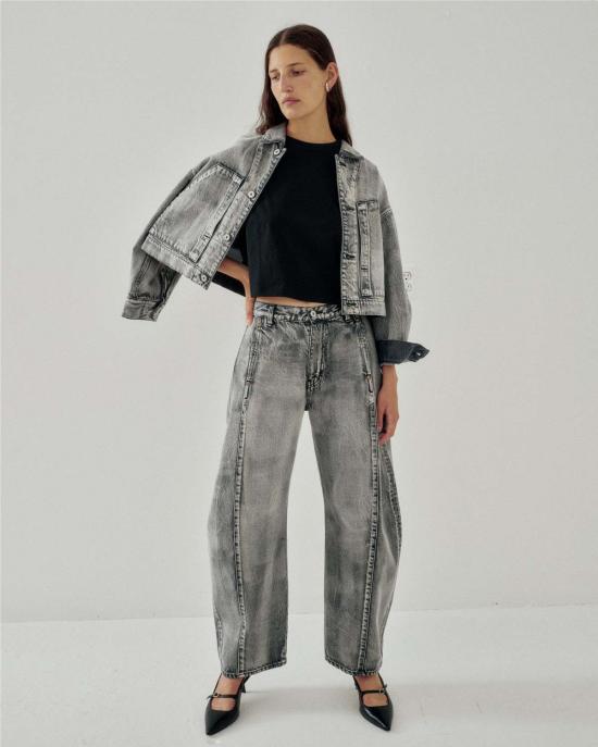  사야카 다비스 뉴욕 데님 자켓 사야카 데이비스 뉴욕 크롭 재킷 - SAYAKA DAVIS NEW YORK