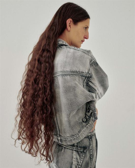  사야카 다비스 뉴욕 데님 자켓 사야카 데이비스 뉴욕 크롭 재킷 - SAYAKA DAVIS NEW YORK