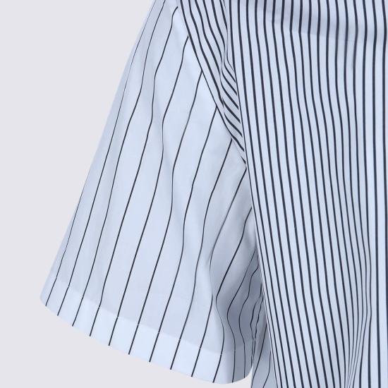  질샌더 탑 질 샌더 코튼 셔츠 아틱 씨 - JIL SANDER