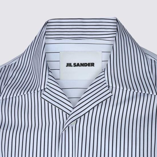  질샌더 탑 질 샌더 코튼 셔츠 아틱 씨 - JIL SANDER