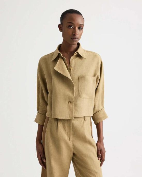  티더블유피 블라우스 타운 다음 장 탑 켈프 - TWP