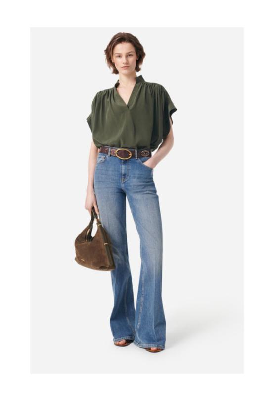  바네사브루노 블라우스 바네사 브루노 코리  카키 - VANESSA BRUNO