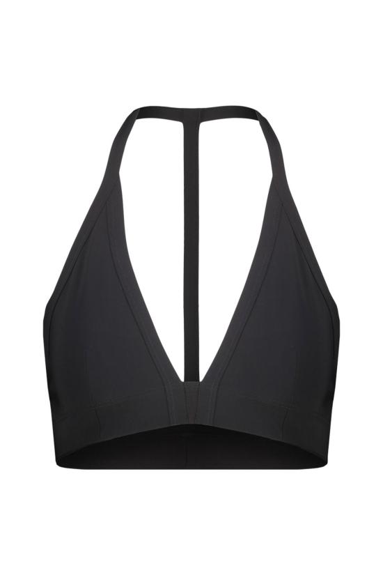  릭 오웬스 비키니 수영복 홀터 비키니 탑 블랙