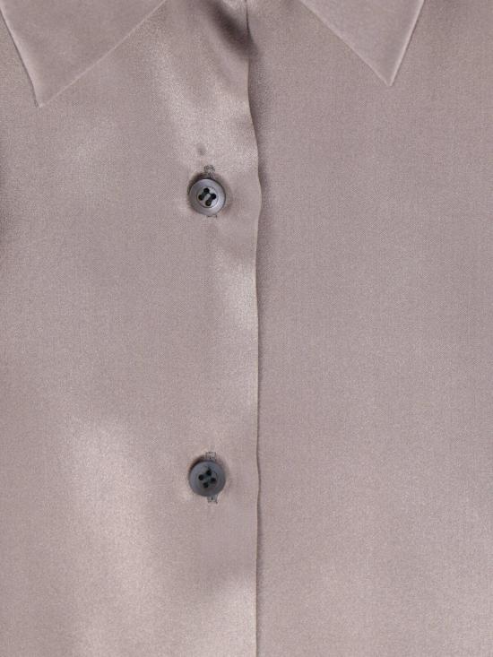  드리스 반 노튼 탑 Dries Van Noten 실크 셔츠 토프 - DRIES VAN NOTEN