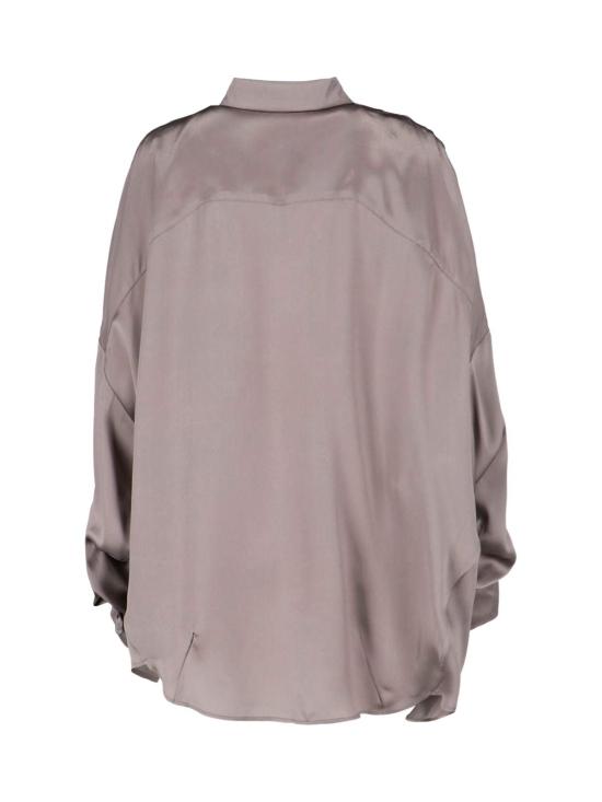  드리스 반 노튼 탑 Dries Van Noten 실크 셔츠 토프 - DRIES VAN NOTEN