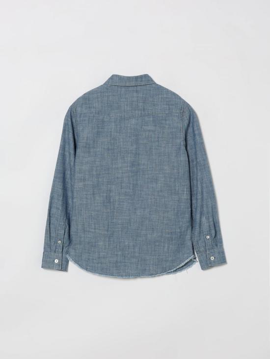 26SS [키즈] 골든구스 티셔츠 GKP02621P002483 50984 Blue - GOLDEN GOOSE