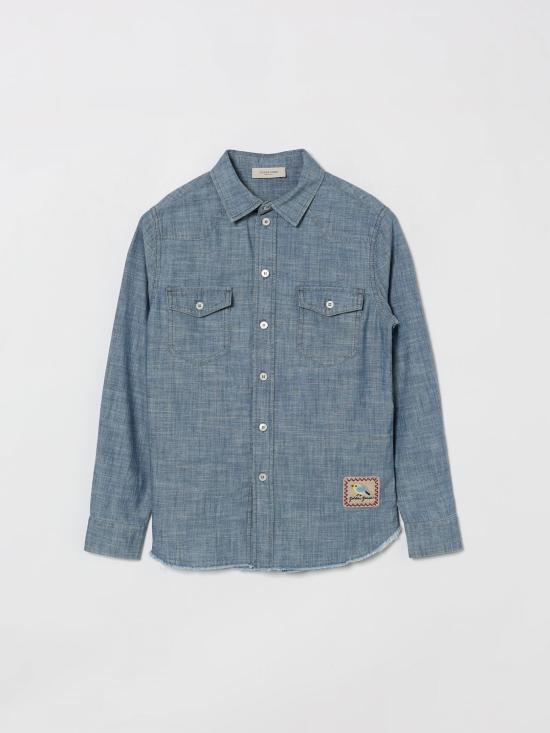 26SS [키즈] 골든구스 티셔츠 GKP02621P002483 50984 Blue