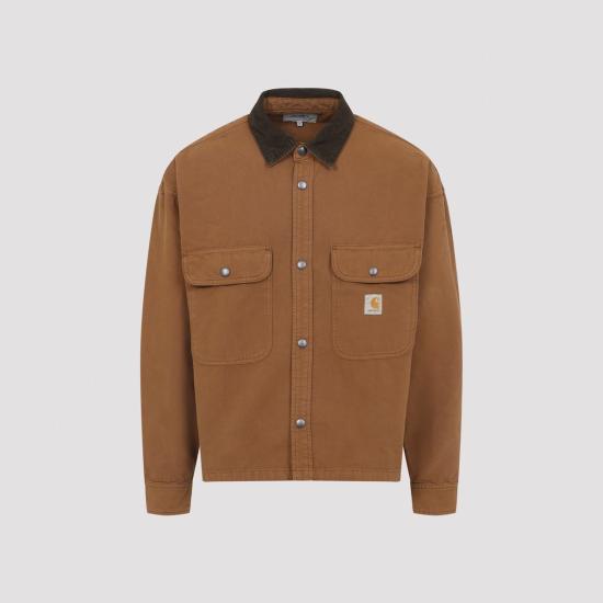  칼하트 자켓 카하트 프레스콧 재킷 해밀턴 브라운 타바코 - CARHARTT