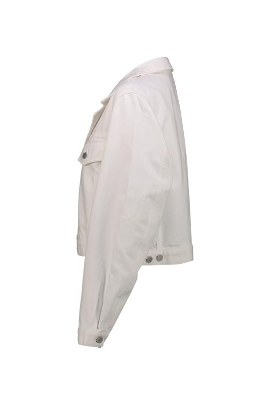  르메르 데님 자켓 크롭 재킷 밀크 - LEMAIRE