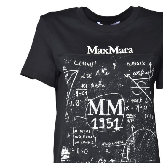 26SS 막스마라 COLIBRI 콜리브리 반팔 티셔츠 2511941062600 020 Black - MAX MARA