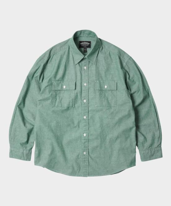  프리즘웍스 셔츠 OG 시가렛 포켓 샴브레이