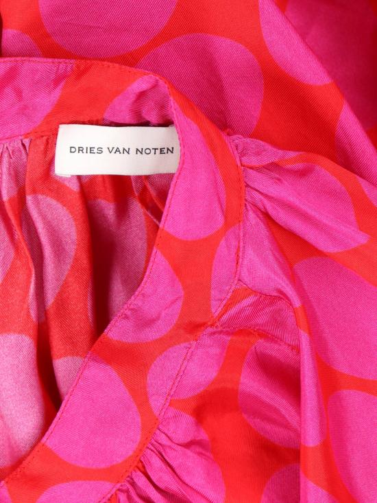  드리스 반 노튼 블라우스 Dries Van Noten 비스코스  핑크 - DRIES VAN NOTEN