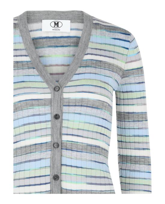  엠 미쏘니 니트웨어 S23UM0D BK043E SM9QC 40821 L White - M MISSONI